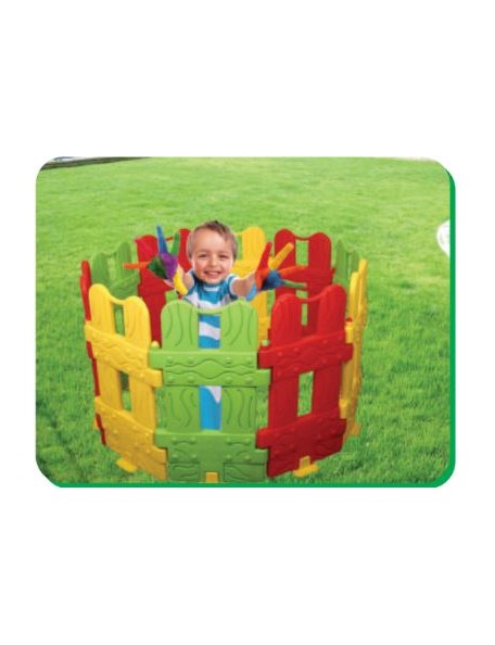 Clôture plastique multicolore - 2