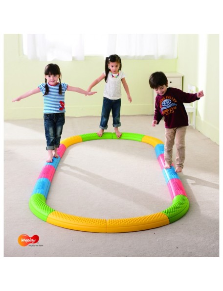 Parcours d'équilibre enfant 16 pièces - 2
