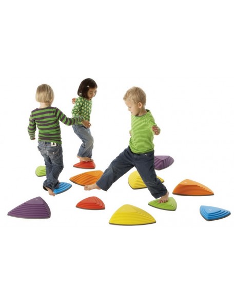 Set de 6 pierres de rivière d'équilibre pour les enfants à acheter pas cher