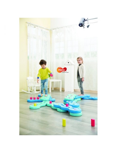 Rivière d'équilibre piégée pour la psychomotricité des enfants