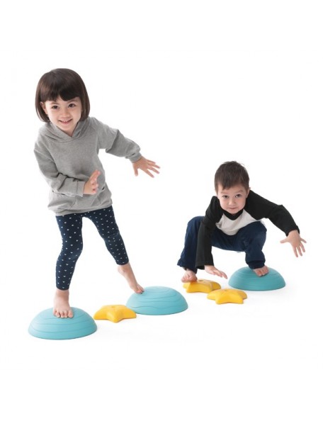 Les pierres scintillantes d'équilibre pour la psychomotricité des enfants