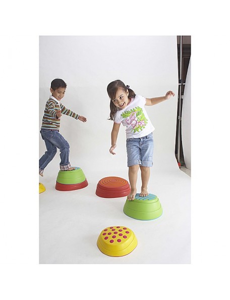 Rochers d'équilibre pour les parcours de psychomotricité enfants à acheter pas cher