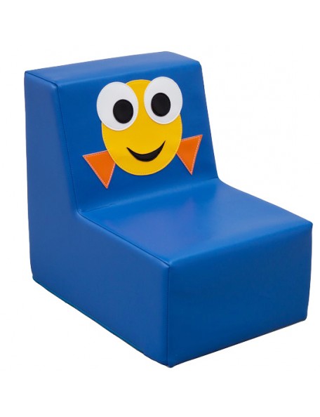 Fauteuil mousse poisson jaune crèche -%category%