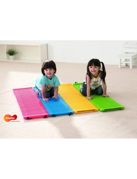Tapis tactiles d'équilibre pour parcours psychomoteur des enfants