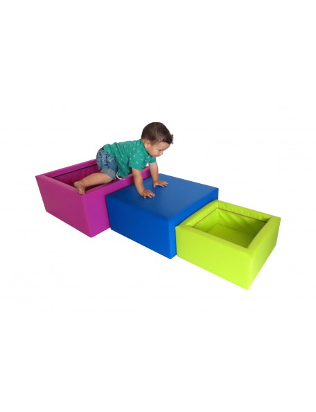 Cubes empilables en mousse - 1