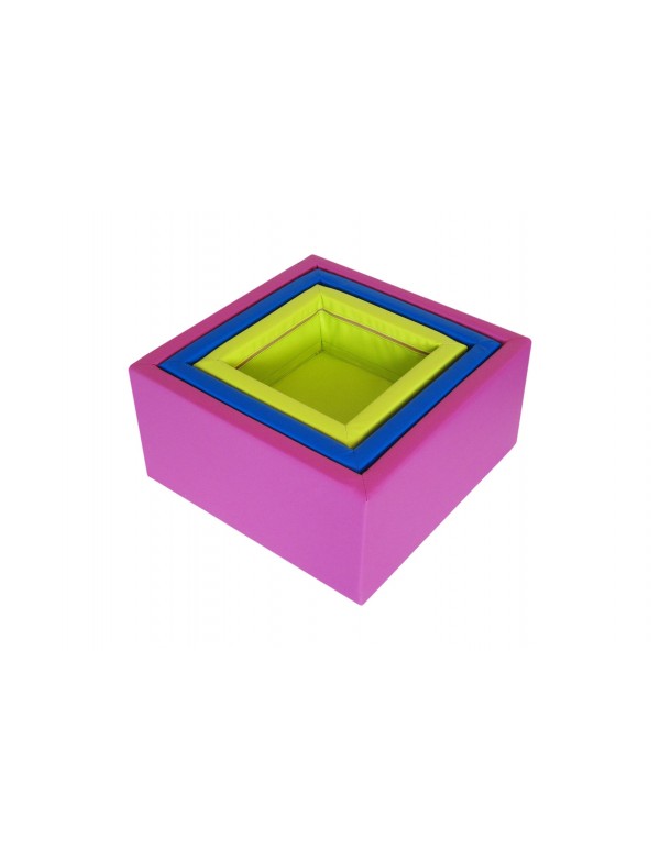 Cubes empilables en mousse - 3