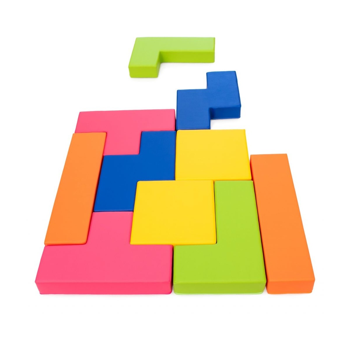 Tetris géant, blocs en mousse, couleurs au choix - 1