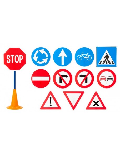 12 panneaux de circulation routière - 1