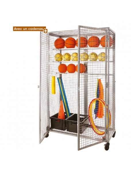 Armoire de rangement 2 portes - 1