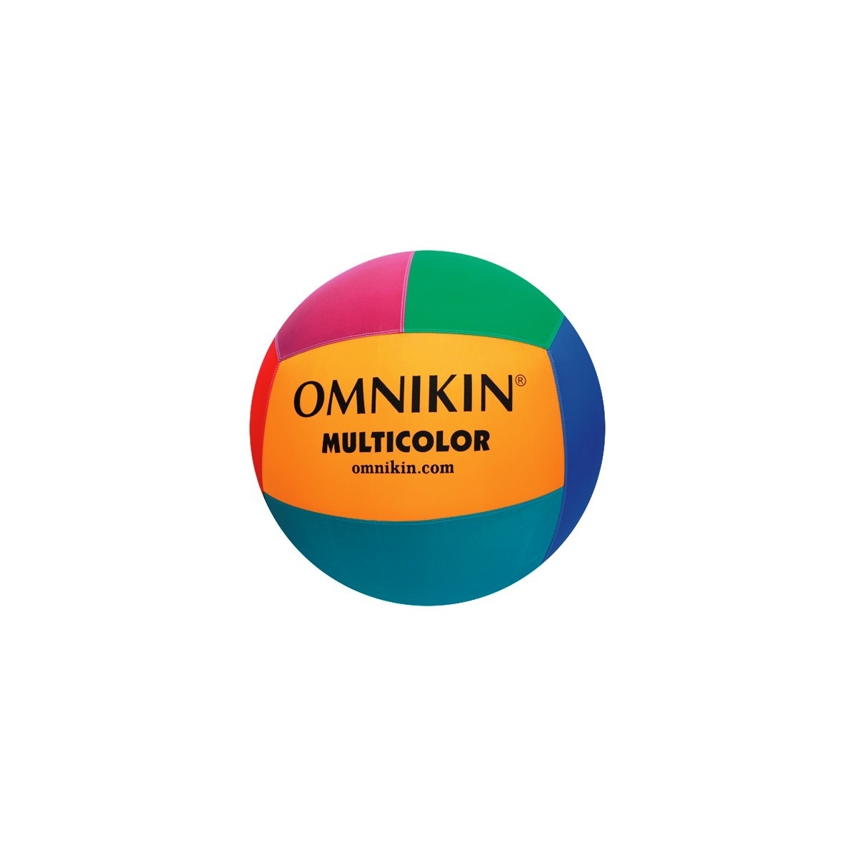 Ballon de Kin-ball Omnikin Multicolore, ballon léger de kin ball multicolore
