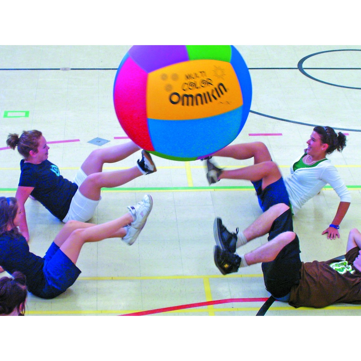 Ballon de Kin-ball Junior Multicolore Omnikin - 4