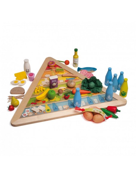 J'apprends les aliments, jeu en bois - 1