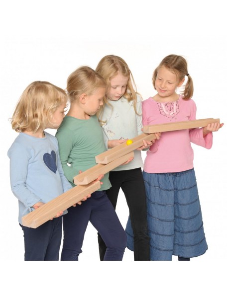 Jeu des pistes de coopération, en bois - 1