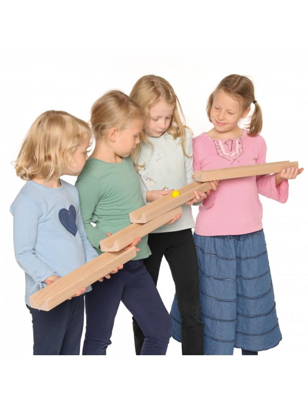 Jeu des pistes de coopération, en bois - 1