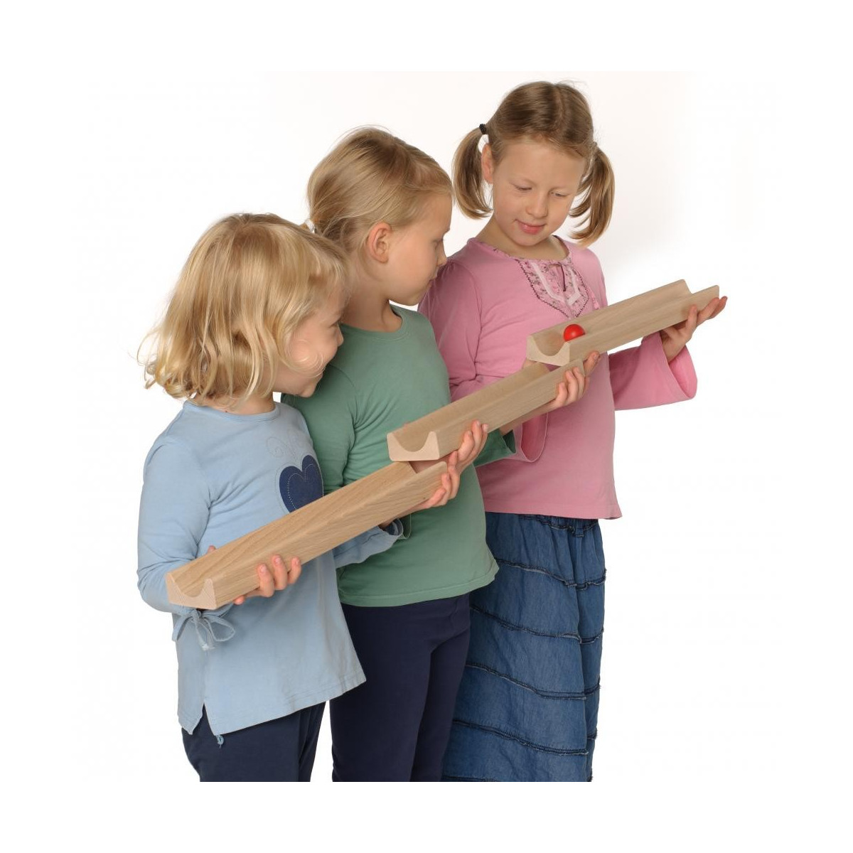 Jeu des pistes de coopération, en bois - 2