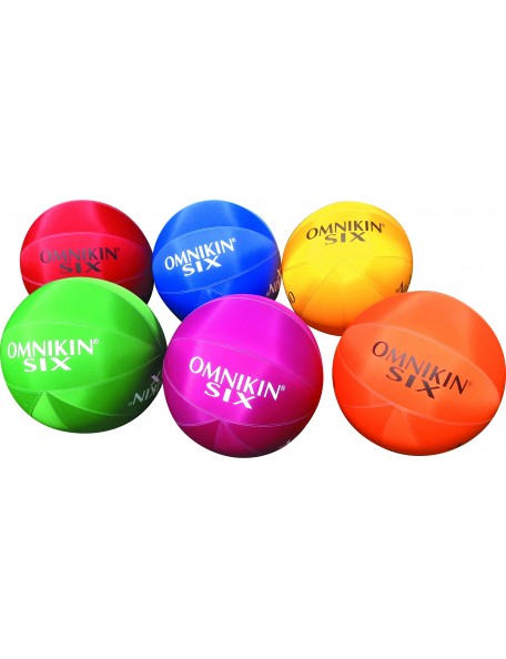6 ballons Omnikin six pour jeu de ballon géant de kin ball Omnikin