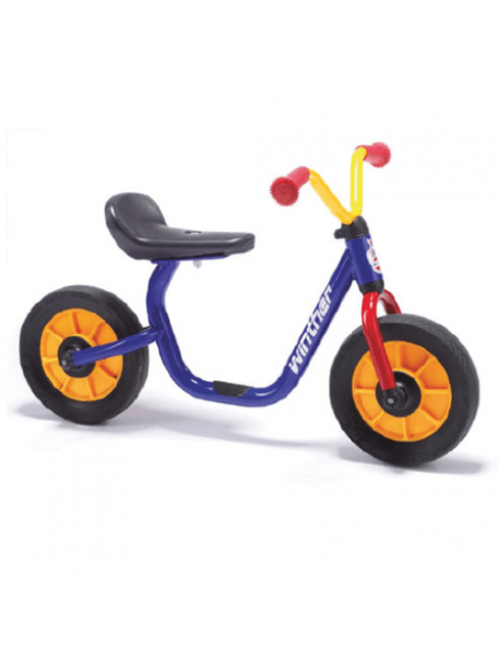 Mini-draisienne pour enfants vélo d'apprentissage en bois vert tricycle 2  ans +