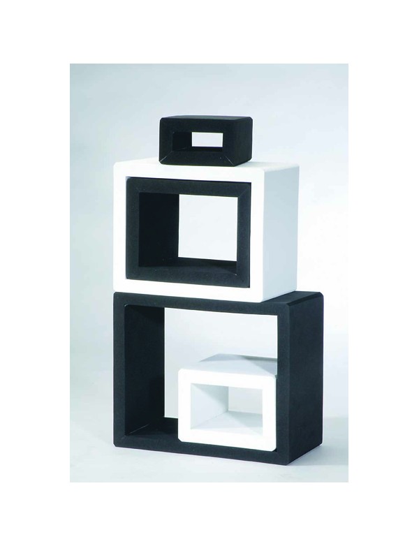 Cubes créatifs noir et blanc - 2