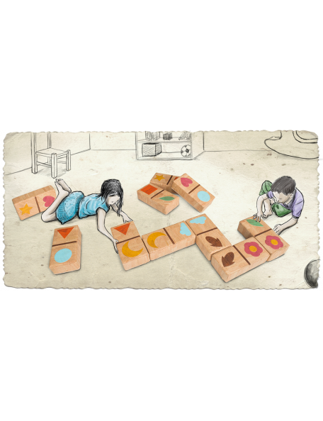 Dominos géants en liège - 2