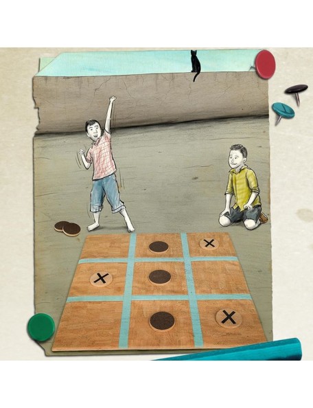 Jeu du morpion géant en liège - 2