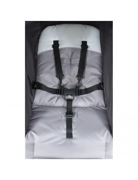 Poussette bébé 4 roues avec siège auto - 6