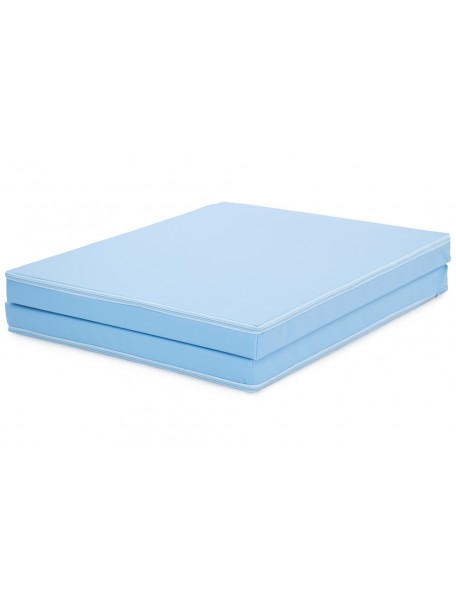 Lit portable empilable avec matelas Lit portable avec matelas pliant. Ce lit en mousse,est muni de protections latérales créant