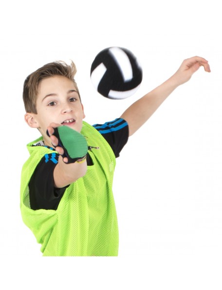 Kit de sctratch-ball pour enfants. Matériel de gants avec scratch.