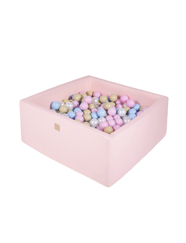 Piscine bébé avec 300 balles Bonbons Piscine à balles pour bébé Bonbons, avec 300 balles incluses.
La piscine est de forme carré