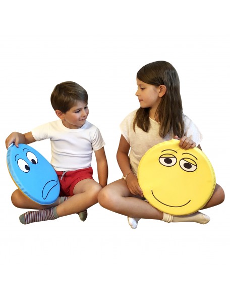 6 coussins à émotions Lot de 6 coussins émotions en mousse avec figures pour jeux basés autour des émotions.
Un élément essenti