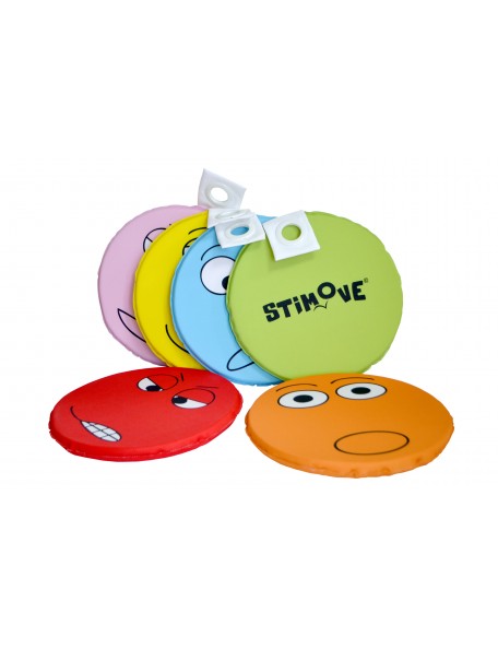 6 coussins à émotions Lot de 6 coussins émotions en mousse avec figures pour jeux basés autour des émotions.
Un élément essenti