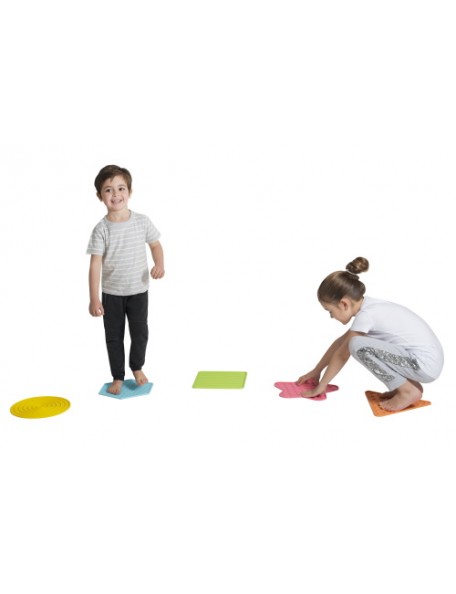 5 tapis sensoriels enfants Tapis sensoriels pour développer les sensations motrices chez les enfants.
Le kit inclut 5 tapis sen