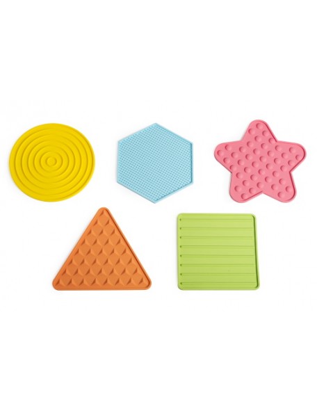5 tapis sensoriels enfants Tapis sensoriels pour développer les sensations motrices chez les enfants.
Le kit inclut 5 tapis sen