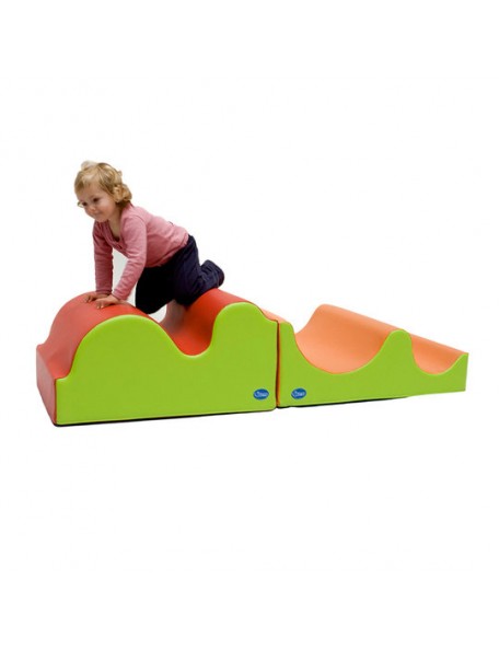 Parcours psychomoteur bébé Parcours psychomoteur bébé de motricité, Module de motricité avec 2 éléments à bosses variées.
Les é