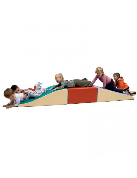 Parcours de motricité la voie Parcours de motricité la voie, Module de motricité avec 3 éléments en mousses.
Les éléments sont 