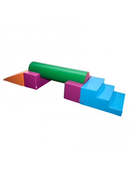 Parcours psychomoteur le pont Parcours psychomoteur le pont. Modules de motricité avec 5 éléments en mousse.
Les couleurs de ch