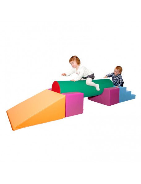 Parcours psychomoteur le pont Parcours psychomoteur le pont. Modules de motricité avec 5 éléments en mousse.
Les couleurs de ch