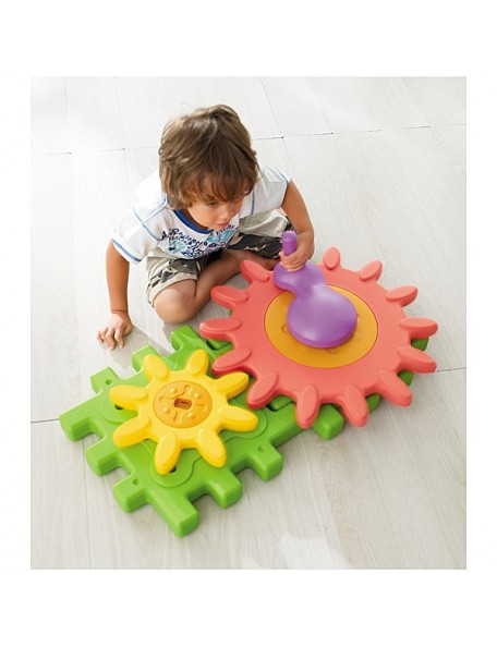 Blocs géants de construction engrenage, blocs engrenage à assembler pour la motricité des enfants