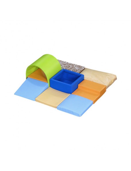 Parcours psychomoteur zen Parcours psychomoteur zen. Ensemble de modules de motricité avec 9 éléments en mousse.
Les couleurs d