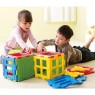 28 mini-blocs de construction pour la motricité des enfants. Matériel de blocs à assembler de psychomotricité en plastique