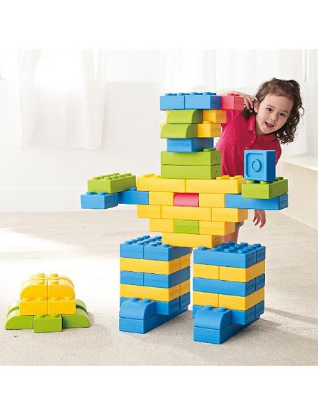 Blocs géants XXL type Lego briques en mousse pour enfants 