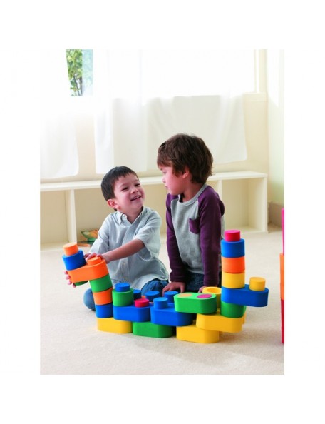 Blocs de construction 3D à assembler, matériel de psychomotricité pour les enfants