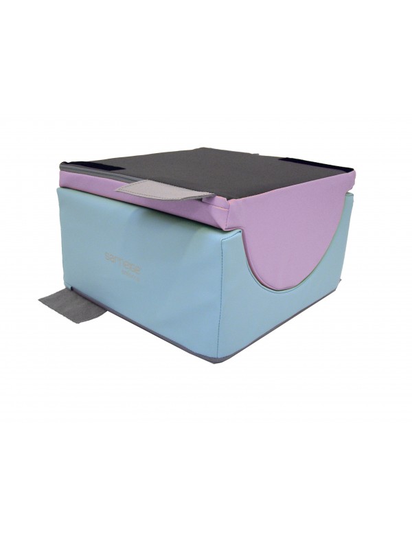 Boîte à vagues Lilas Sarneige Boîte à vagues Sarneige couleurs lilas et bleu ciel, pour parcours de motricité fabriquée en Franc