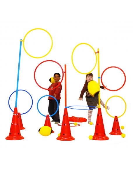 Kit de motricité cibles pour jeux sportifs scolaires des enfants