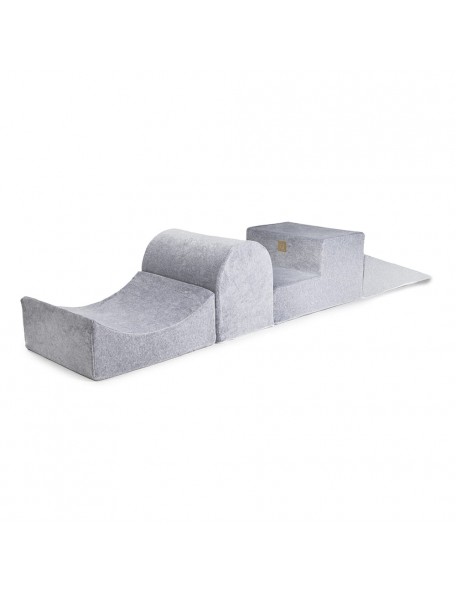 Modules de motricité Chic Gris Modules de motricité pour enfants, de couleur gris clair. Ce parcours comprend 4 éléments variés