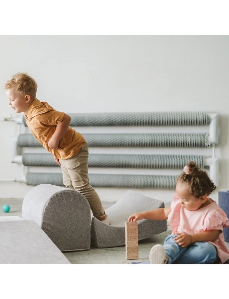 Modules de motricité Chic Gris Modules de motricité pour enfants, de couleur gris clair. Ce parcours comprend 4 éléments variés 