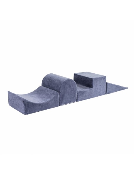 Modules de motricité Chic Gris requin Modules de motricité pour enfants, de couleur gris requin (gris foncé). Ce parcours compre