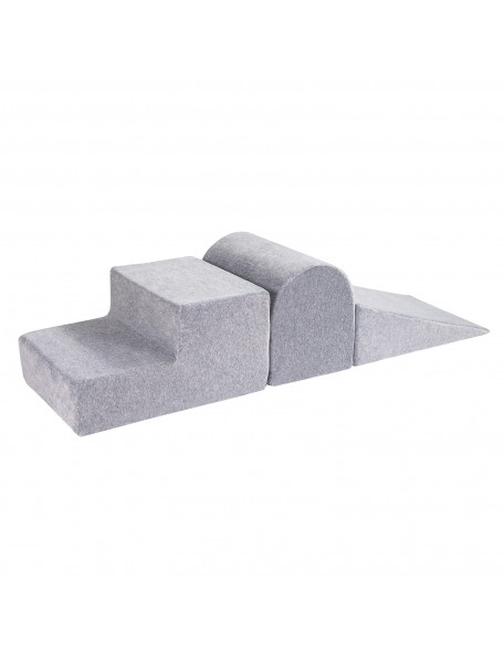Modules de motricité Chic Gris 3 éléments Modules de motricité pour enfants, de couleur gris clair. Ce parcours comprend 3 éléme