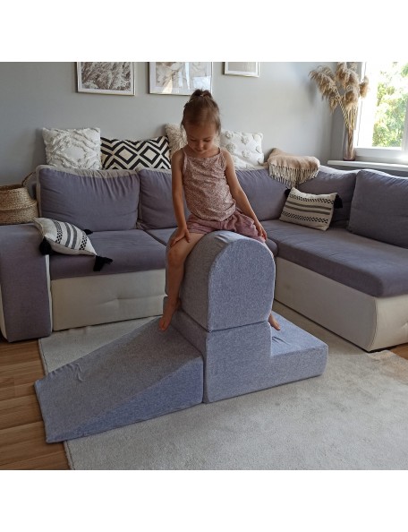 Modules de motricité Chic Gris 3 éléments Modules de motricité pour enfants, de couleur gris clair. Ce parcours comprend 3 éléme