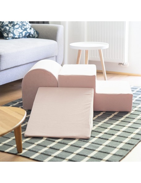 Modules de motricité Chic Rose 3 éléments Modules de motricité pour enfants, de couleur Rose clair. Ce parcours comprend 3 éléme