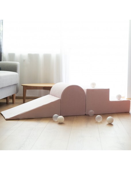 Modules de motricité Chic Rose 3 éléments Modules de motricité pour enfants, de couleur Rose clair. Ce parcours comprend 3 éléme